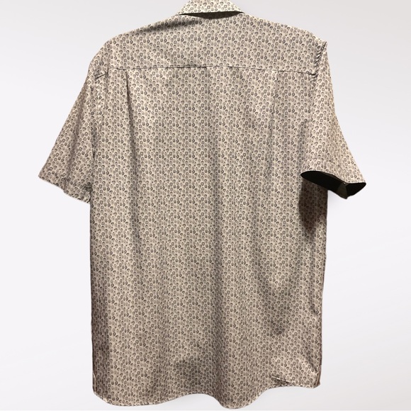 Fried Denim Mens Print Short Sleeve Shirt - Picture 5 of 9
